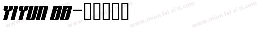 YIYUN BB字体转换